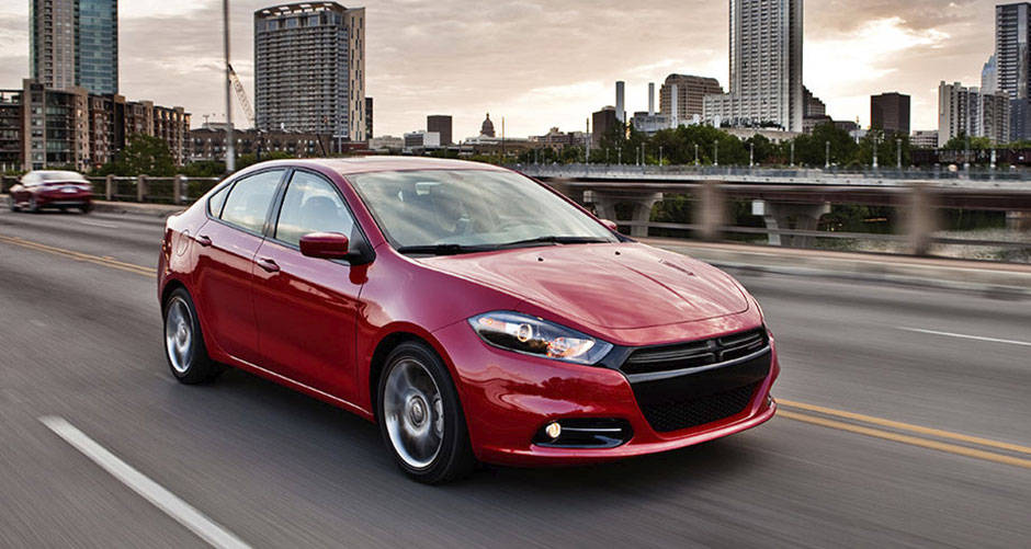 2015 Dodge Dart Exterior Side View Red